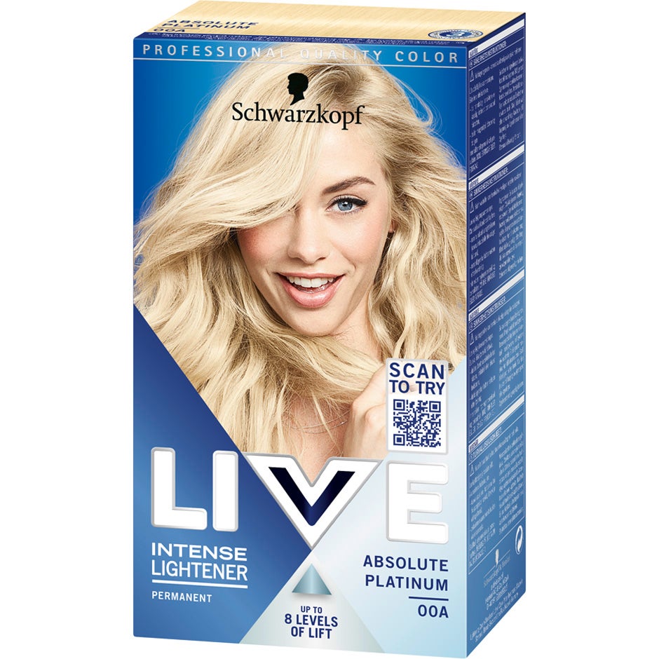 Schwarzkopf Live 00A Absolute Platinum 143 ml