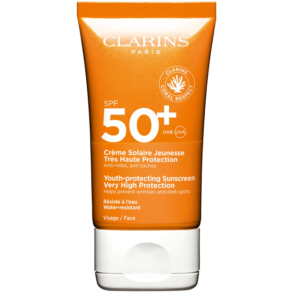 Bilde av Clarins Youth-protecting Sunscreen Very High Protection Spf50 Face - 50 Ml
