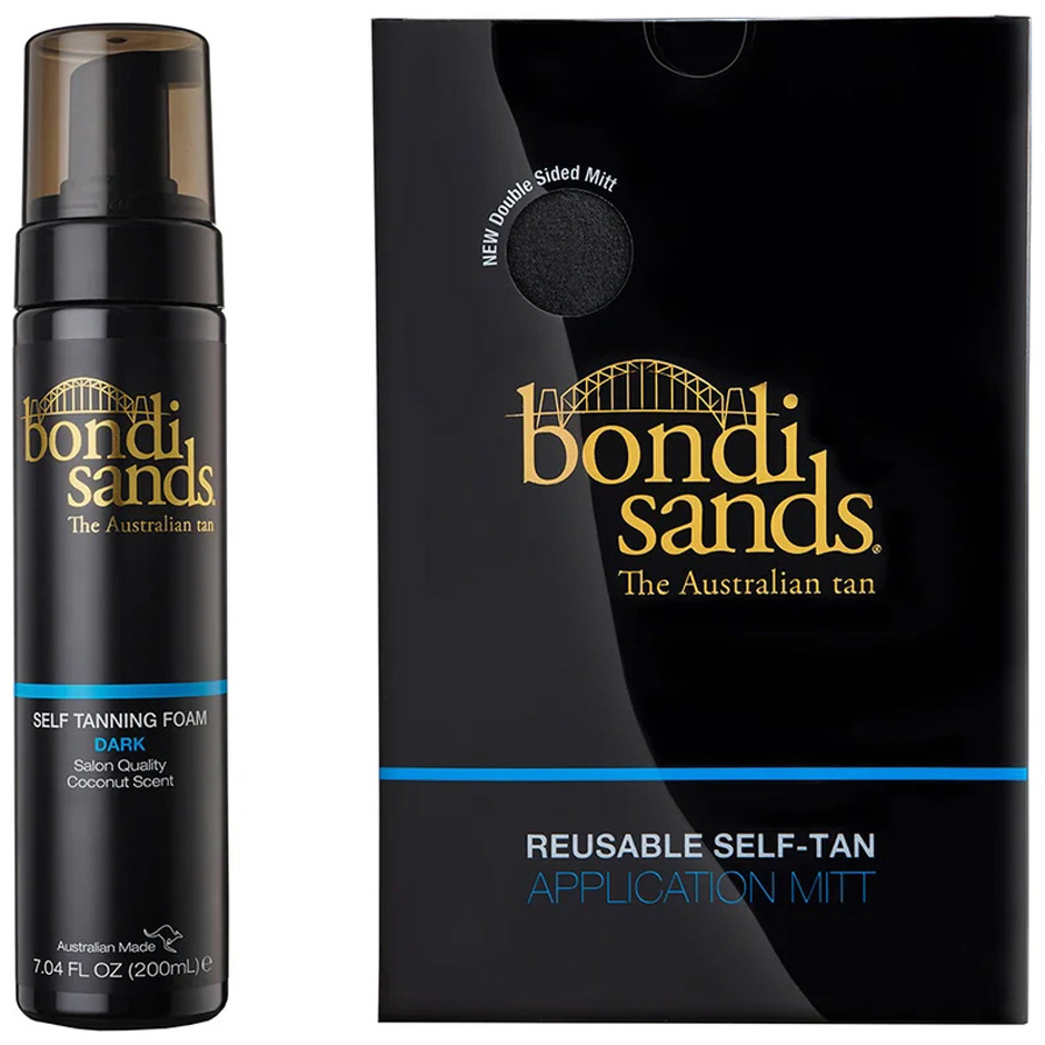 Bilde av Bondi Sands Self Tanning Foam + Mitt Dark 200 Ml + Application Mitt