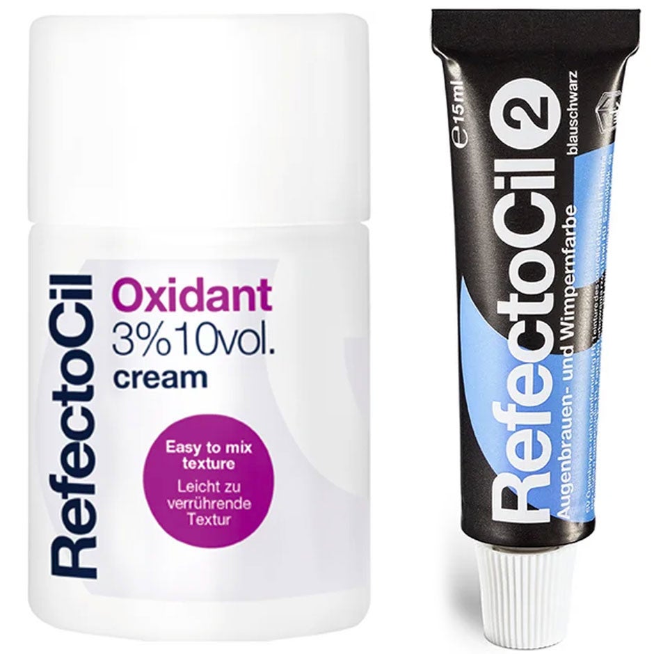 Bilde av Refectocil Eyebrow Color & Oxidant 3% Creme Blue Black