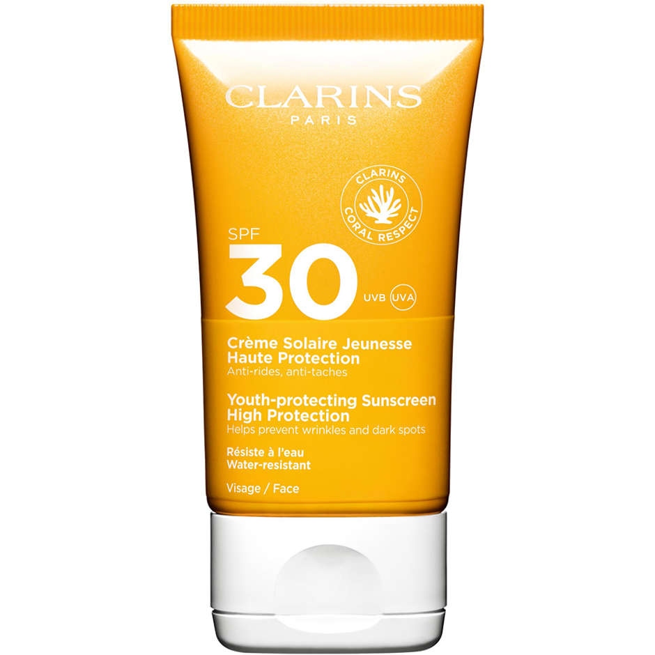 Bilde av Clarins Youth-protecting Sunscreen High Protection Spf30 Face - 50 Ml