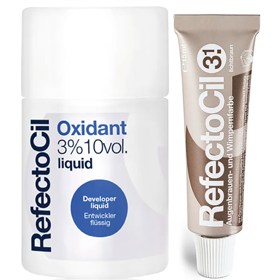 Bilde av Refectocil Eyebrow Color & Oxidant 3% Liquid Light Brown