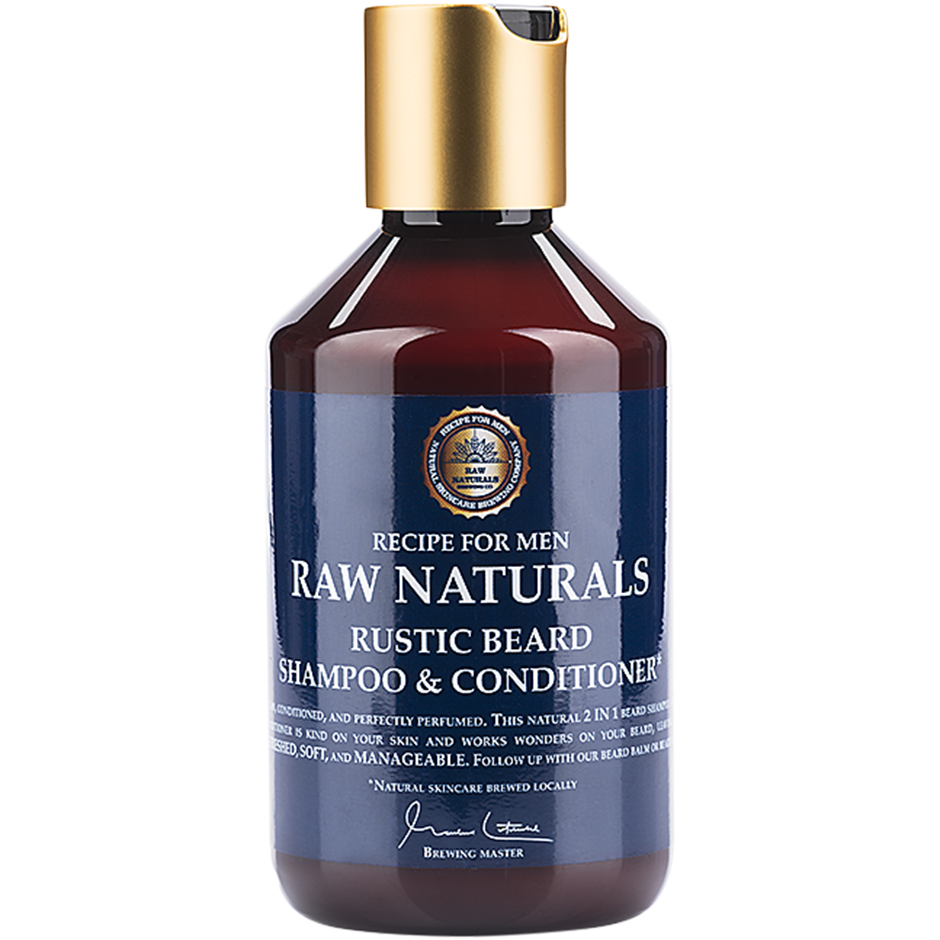 Bilde av Raw Naturals By Recipe For Men Rustic Beard Shampoo & Conditioner 250 Ml