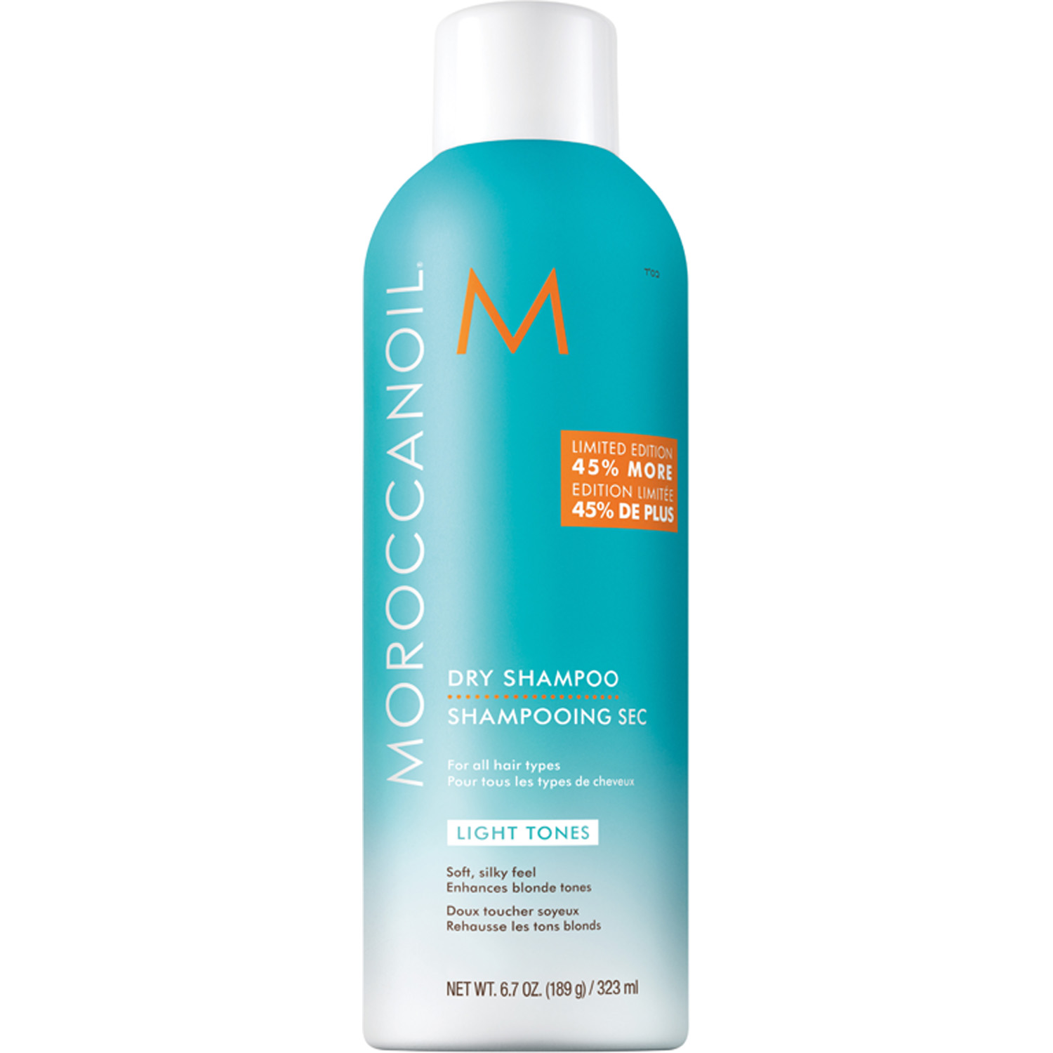 Moroccanoil Jumbo Dry Shampoo Light – 323 ml