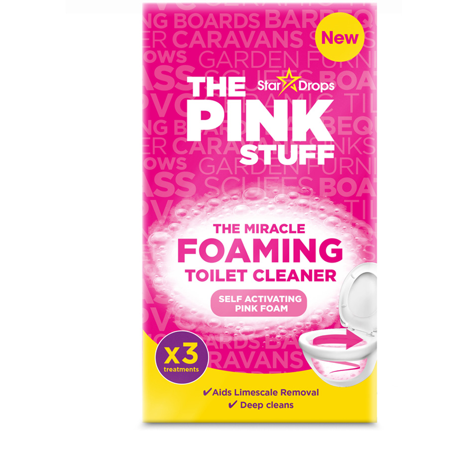 Bilde av The Pink Stuff Miracle Foaming Toilet Cleaner 3x100g - 300 G