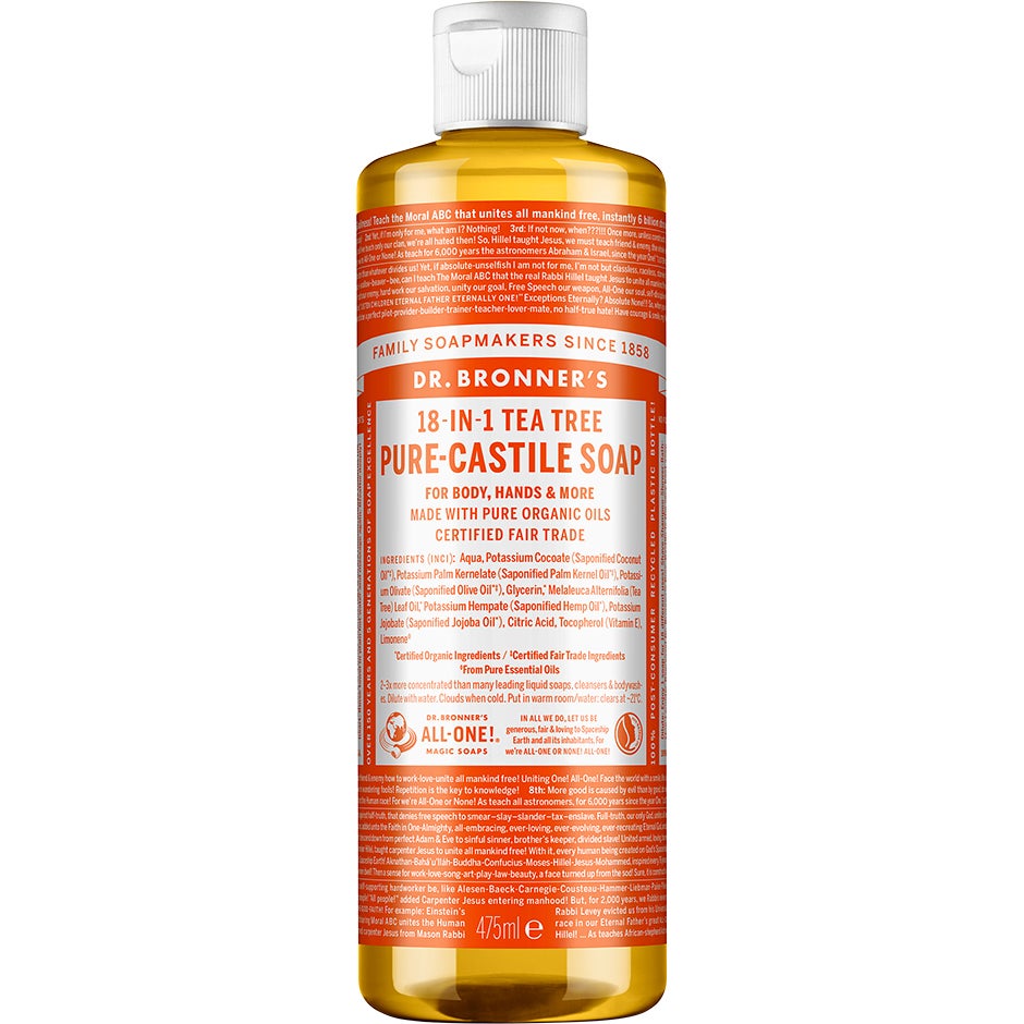 Bilde av Dr. Bronner's Magic Soaps Tea Tree 475 Ml