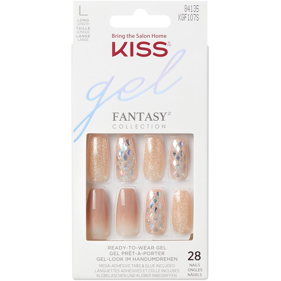 Kiss Gel Fantasy Nails Hard to Forget