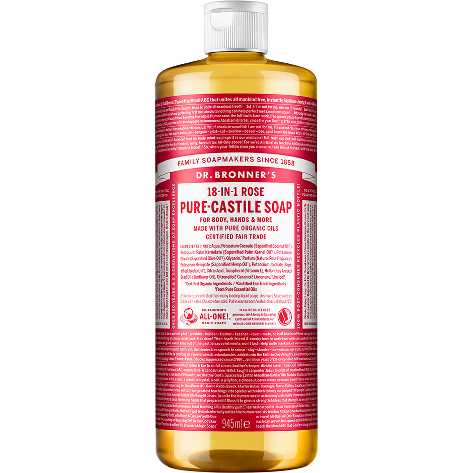 Pure Castile Liquid Soap Rose