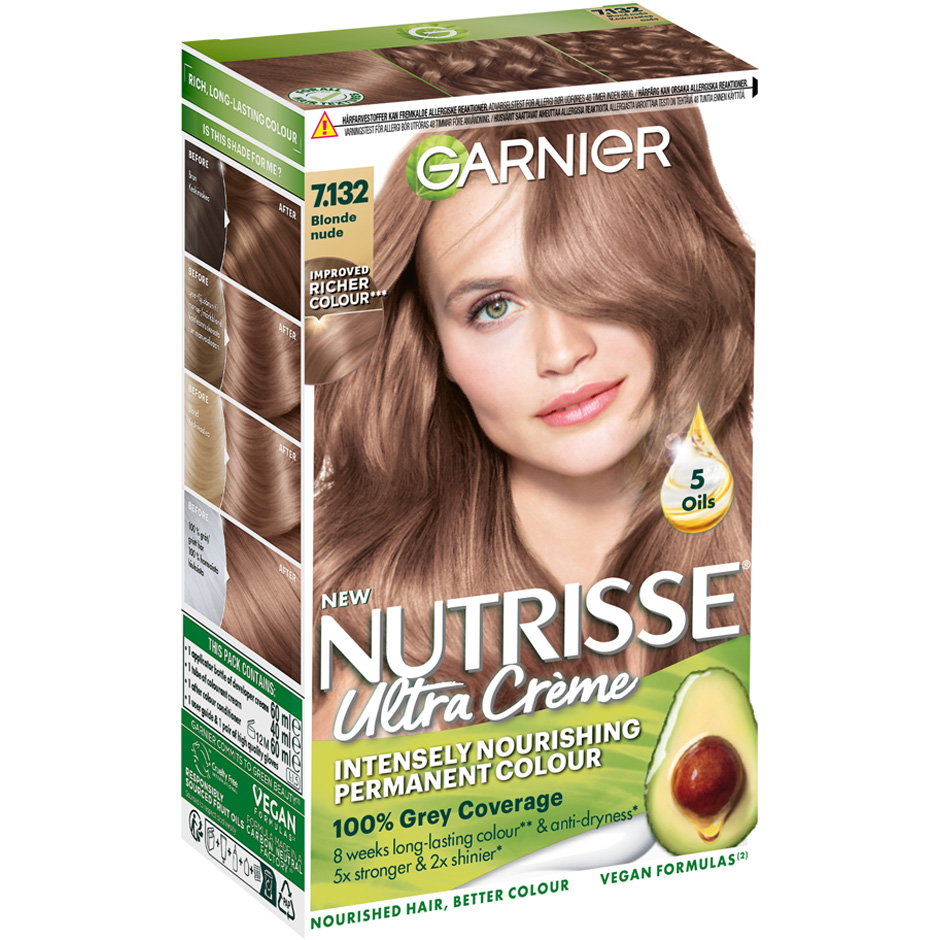 Bilde av Garnier Nutrisse Cream 7.132 Blonde Nude