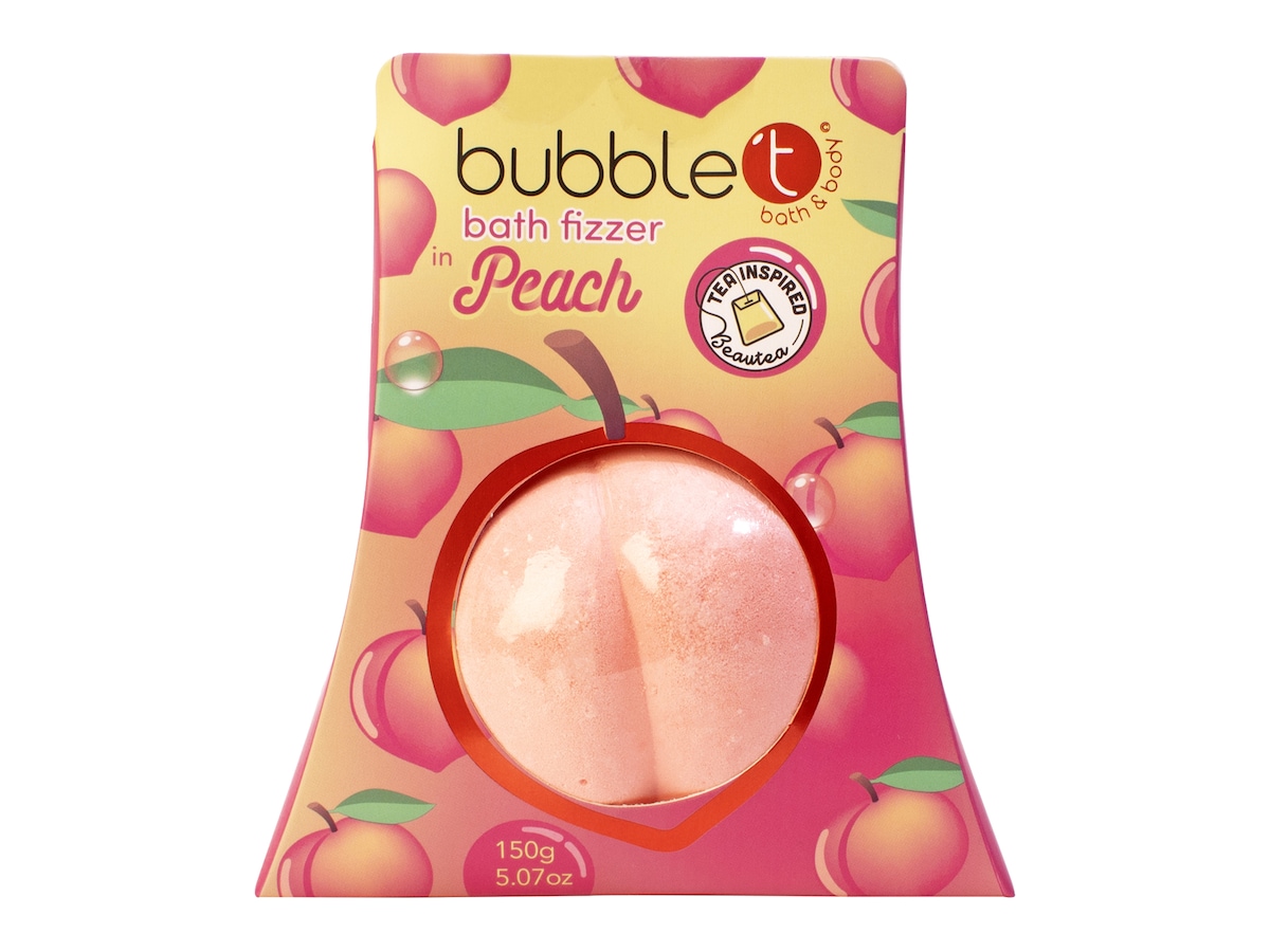 Bilde av Bubblet Fruitea Bath Fizzer Peach - 150 G